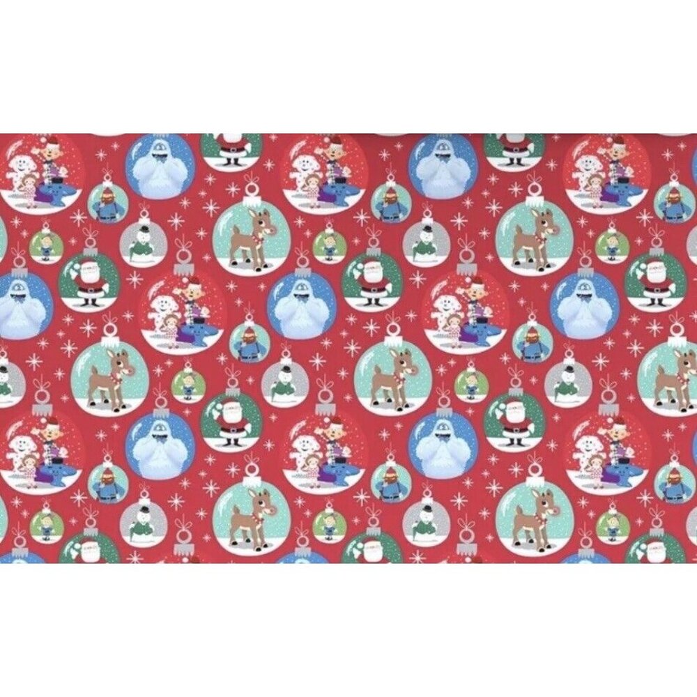Hallmark Rudolph the Red Nosed Reindeer Wrapping Paper Christmas 70 sq ft